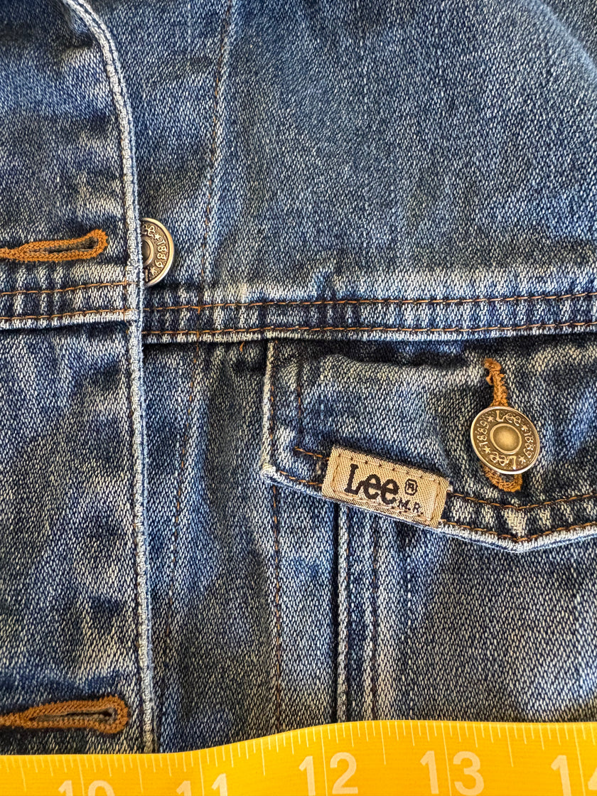 Medium Upcycled Antique Patchwork Denim Jacket