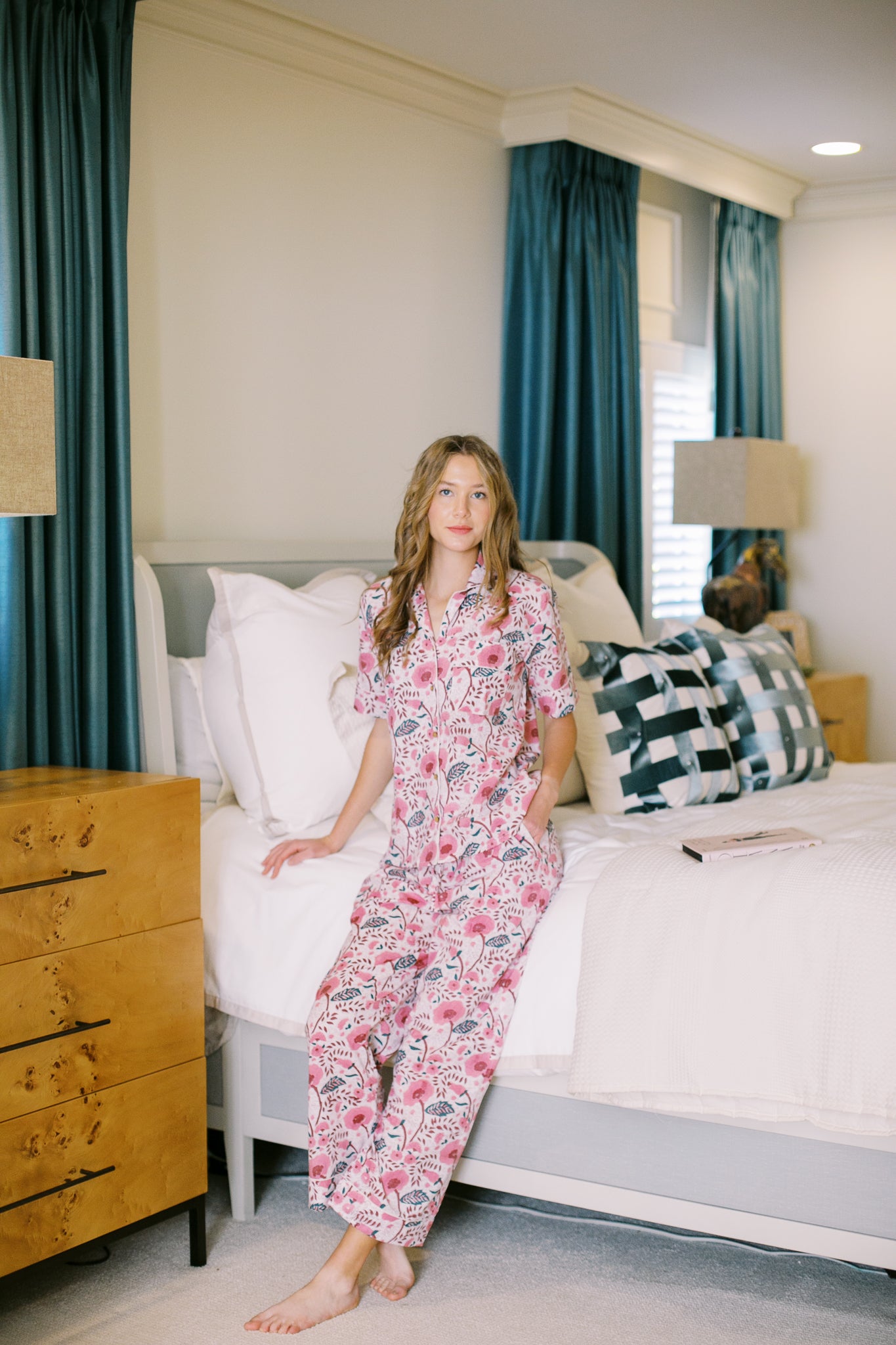 The Makers Pajamas in Pink Poppy