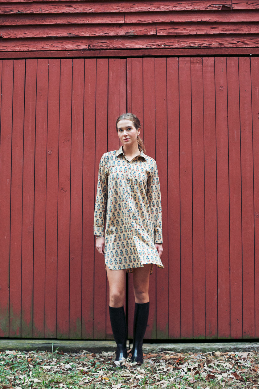 The Lexington Shirt Dress in Cider