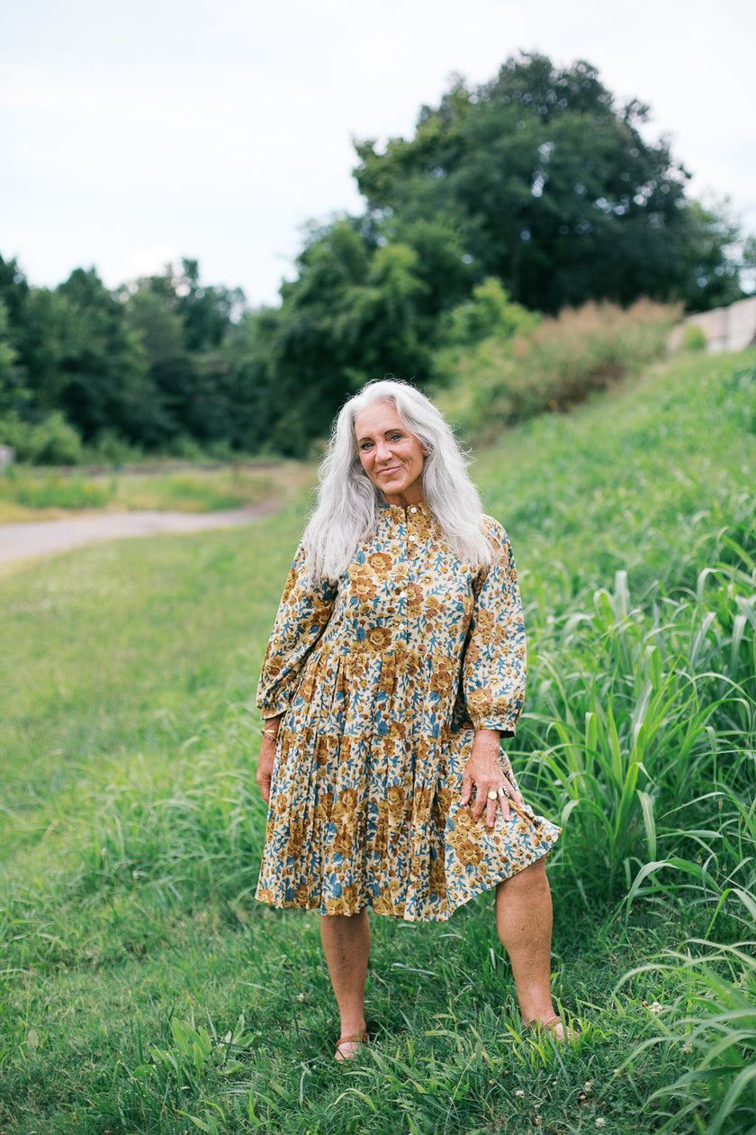 The Meadow Muse Dress in Desert Bloom