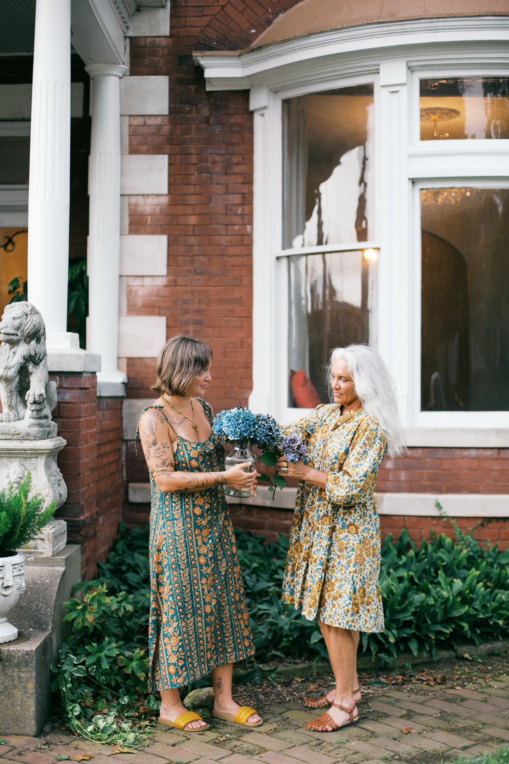 The Meadow Muse Dress in Desert Bloom