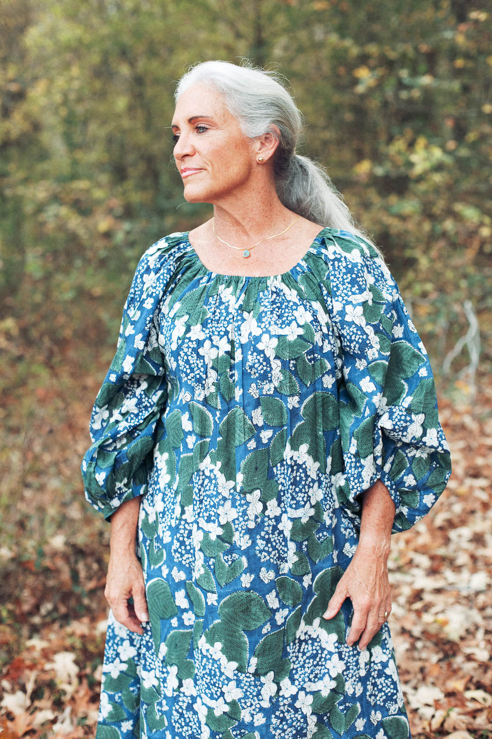 The Lincoln Dress in Hydrangea