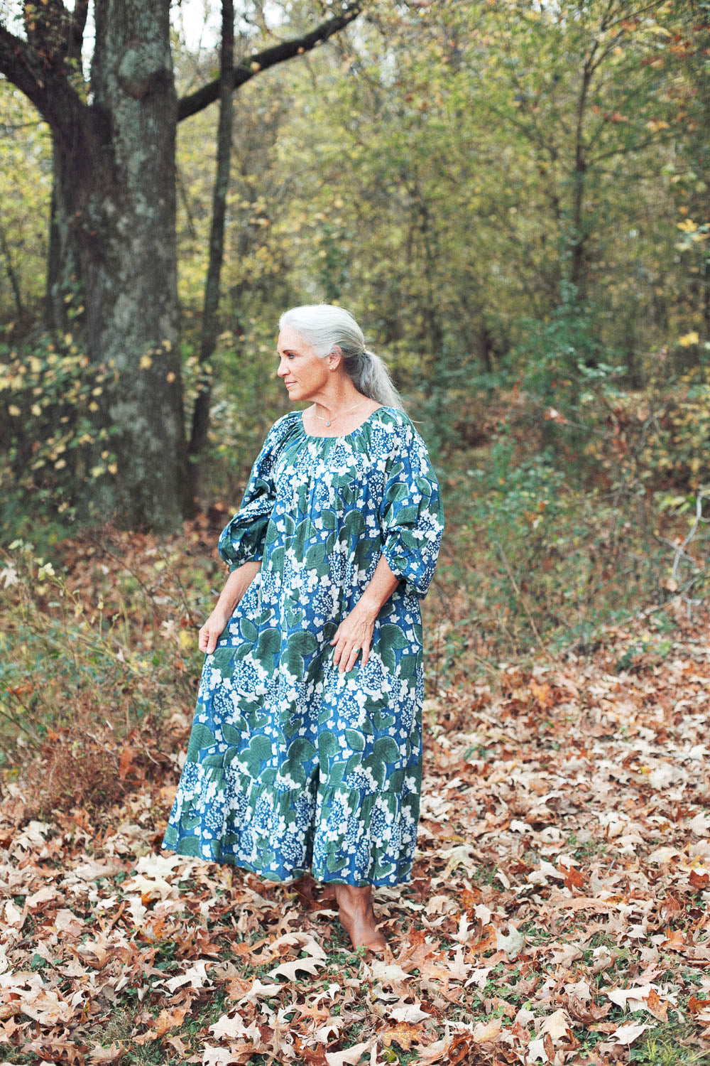 The Lincoln Dress in Hydrangea