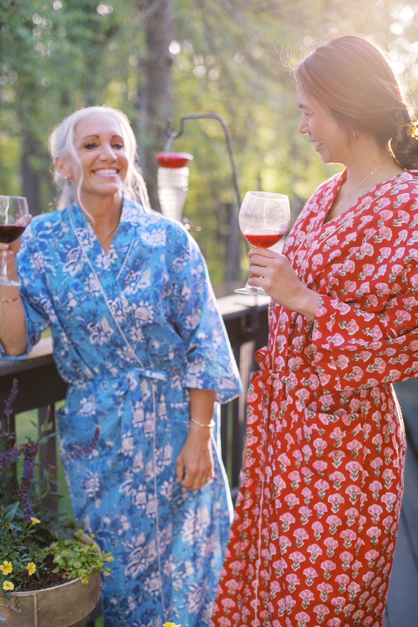 The Hemingway Robe in Red