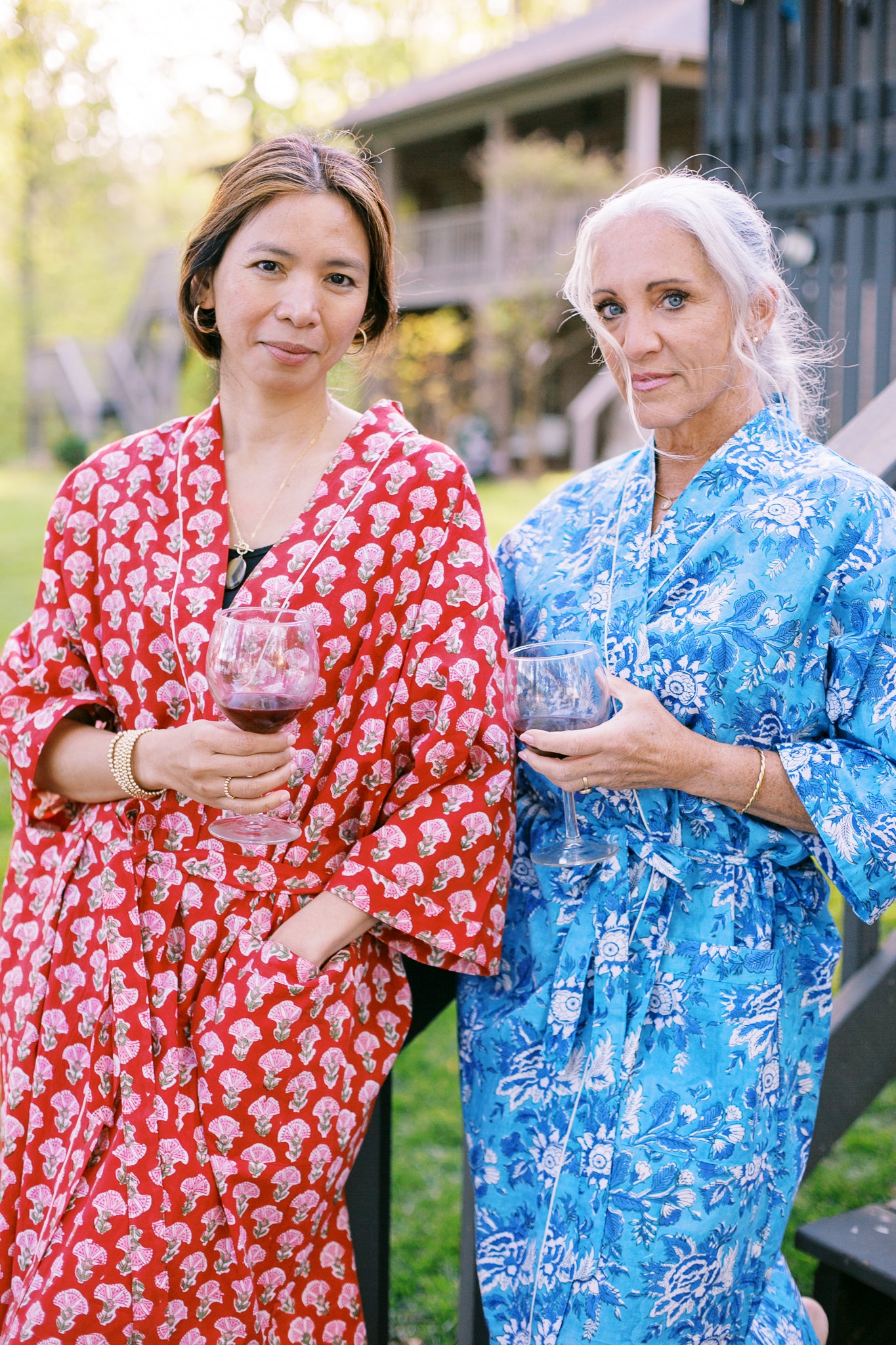 The Hemingway Robe in Red