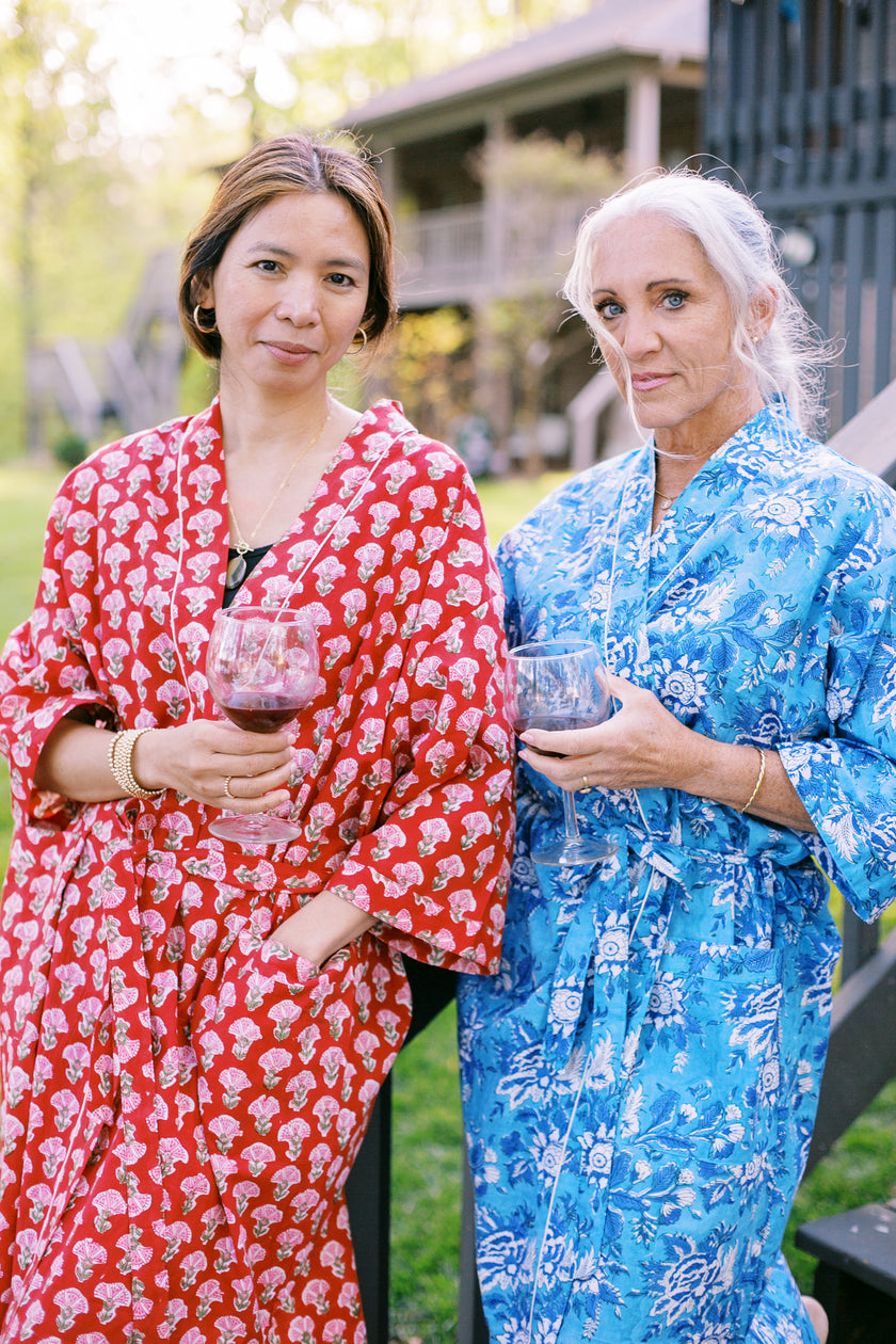 The Hemingway Robe in Red