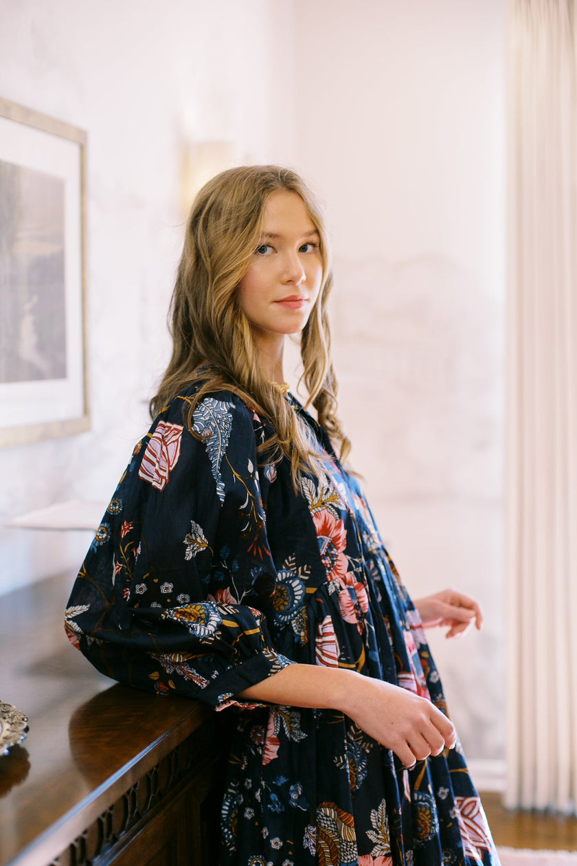 The Derby Dress in Navy