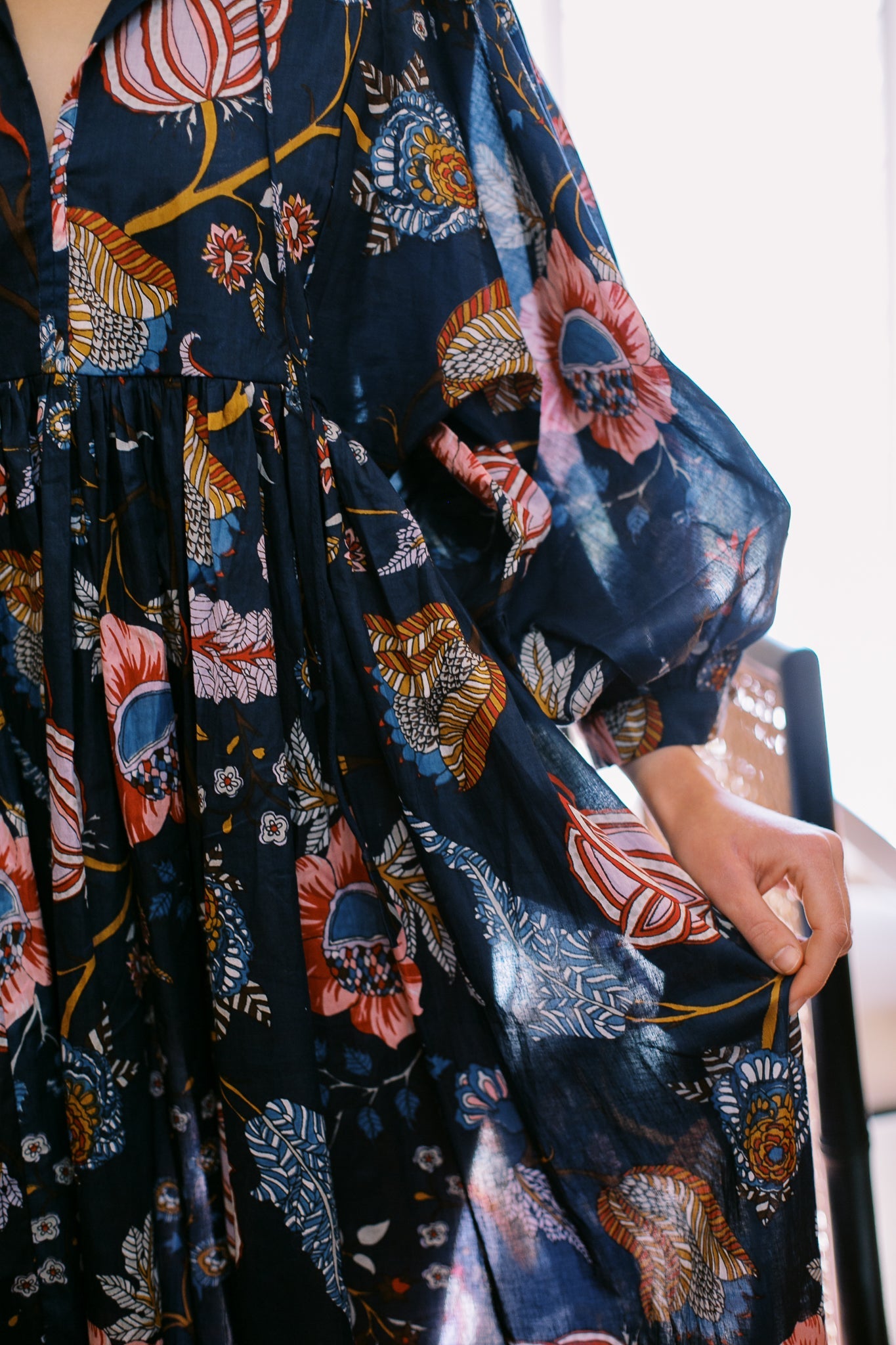 The Derby Dress in Navy