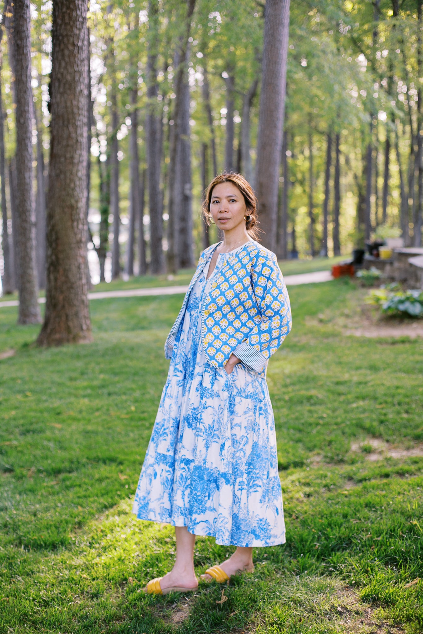 The Summer Woodford Coat in Dandelion