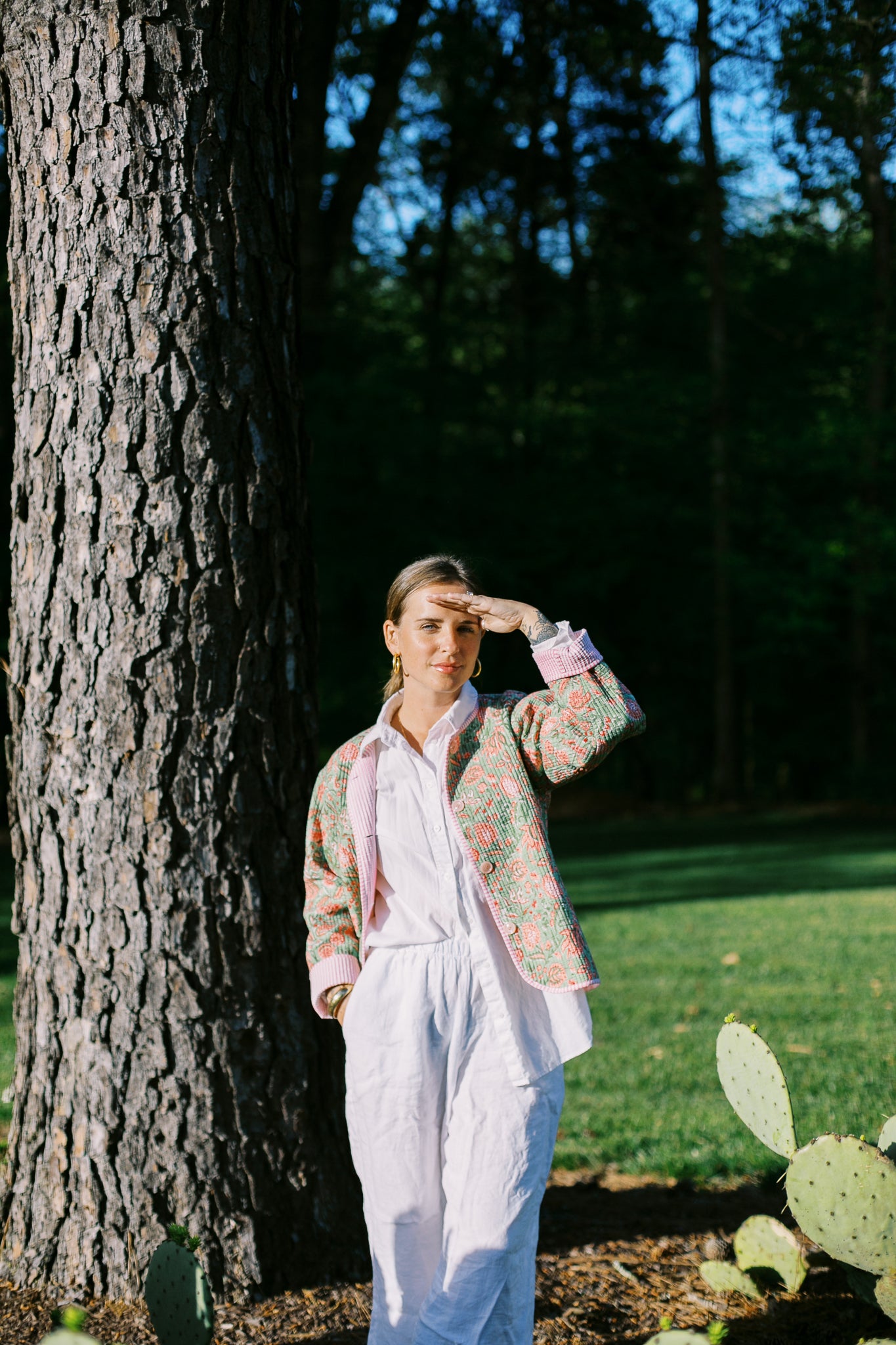 The Summer Woodford Coat in Garden Sorbet