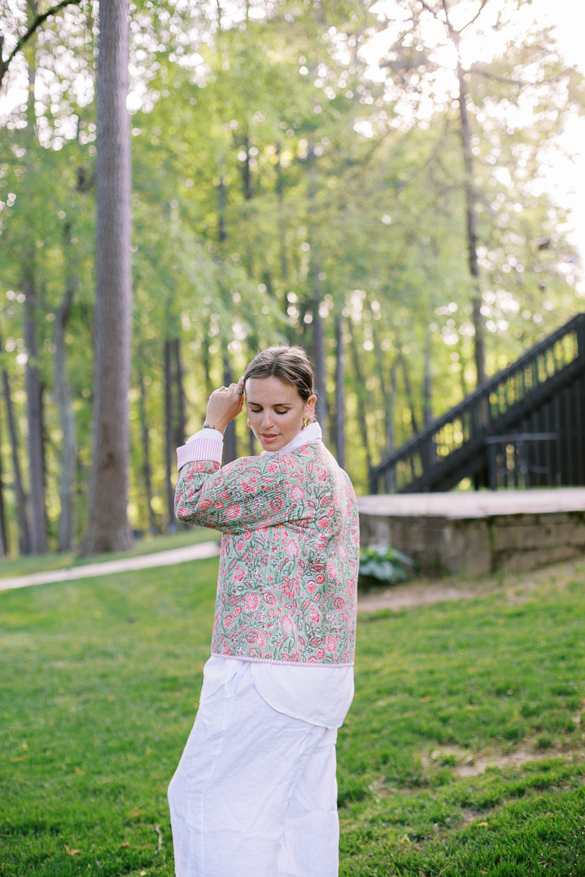 The Summer Woodford Coat in Garden Sorbet