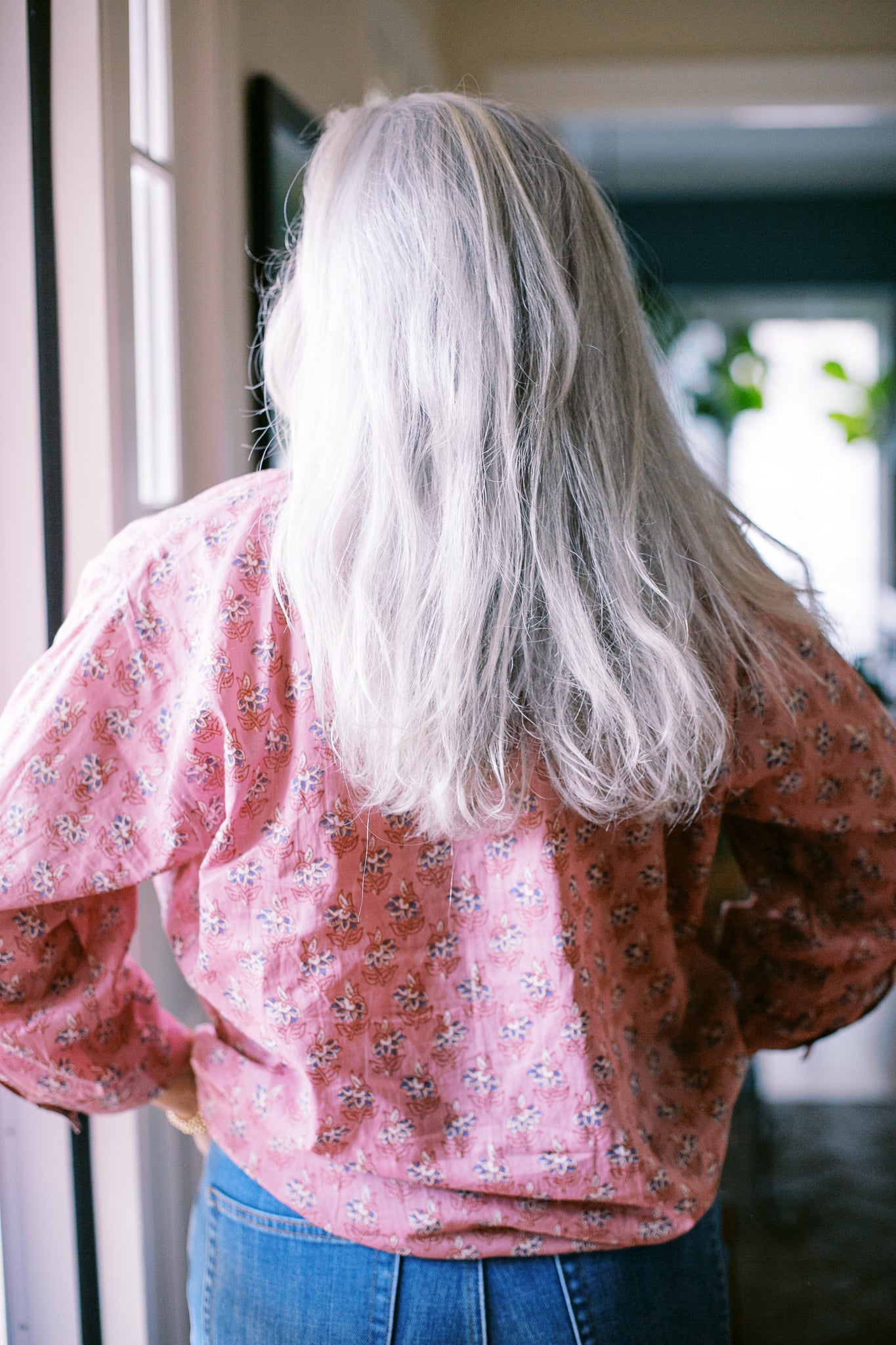The Belle Blouse in Vintage Rose