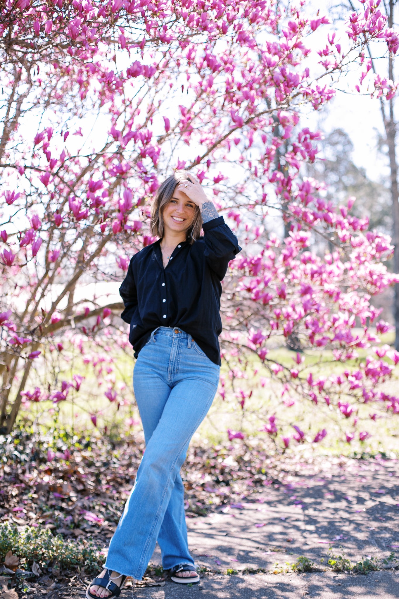 The Belle Blouse in Black