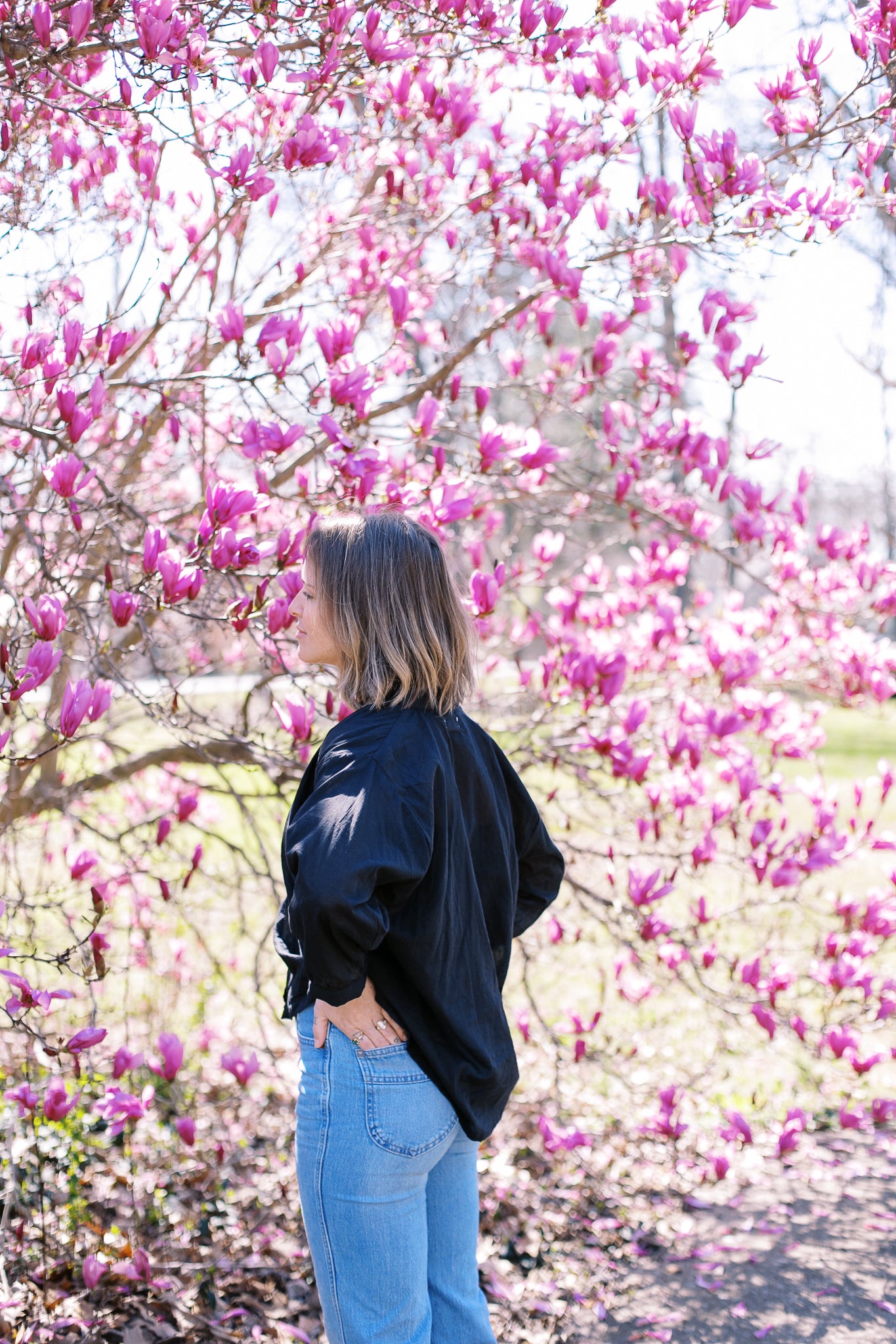 The Belle Blouse in Black