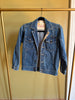 XXS Upycled Antique Patchwork Denim Coca-Cola Jacket