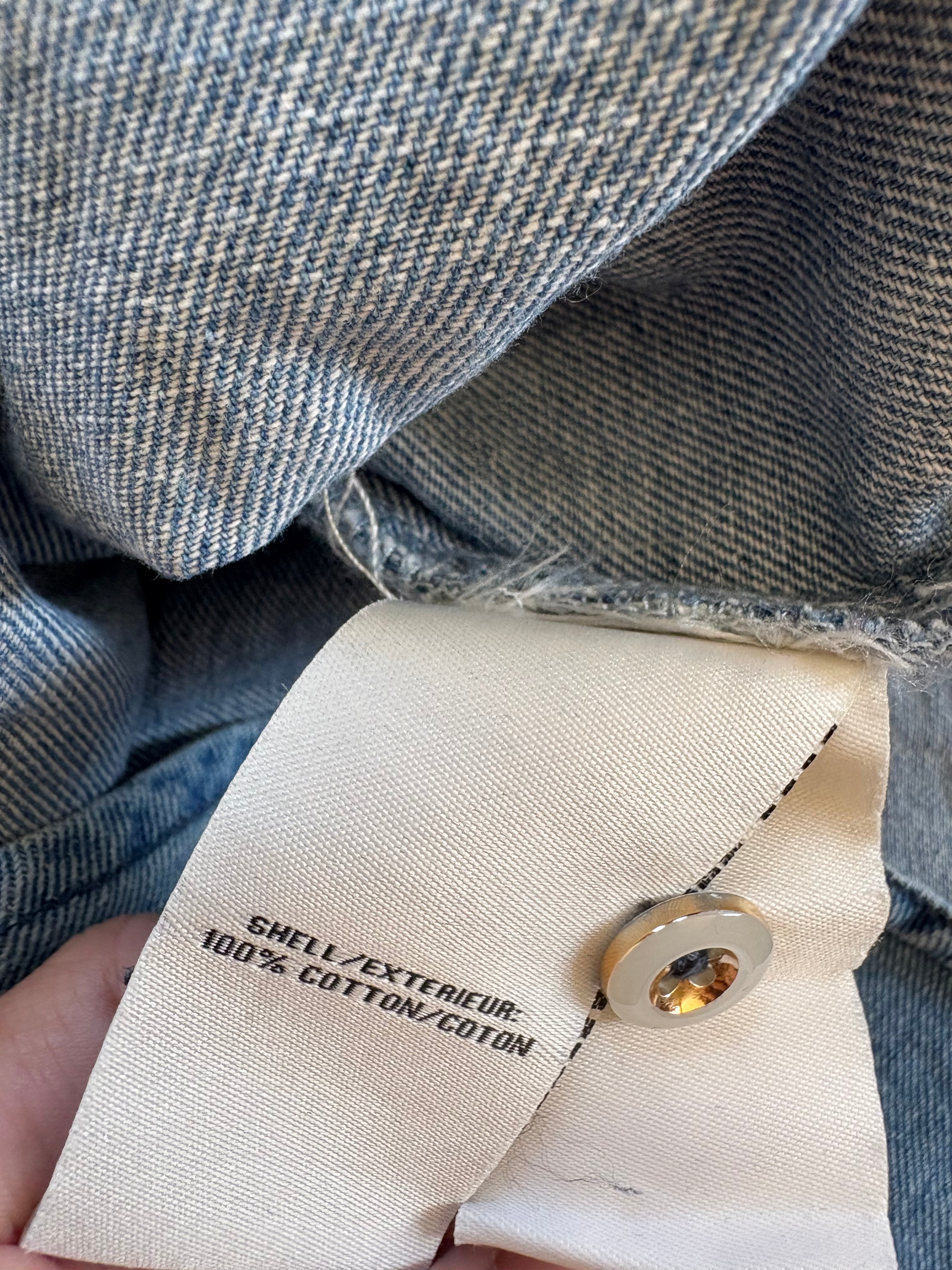 Large Upcycled Antique Patchwork Artists Smock