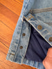 XL Upycled Antique Patchwork Denim Jacket