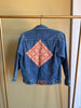 XXS Upycled Antique Patchwork Denim Coca-Cola Jacket