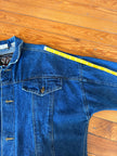 XL Upycled Antique Patchwork Denim Jacket