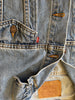 Large/XL Upycled Antique Patchwork Denim Jacket