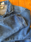 Medium Upcycled Antique Patchwork Denim Jacket