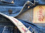 XXS Upycled Antique Patchwork Denim Coca-Cola Jacket