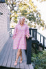 The Boat Dress in Pink Posy