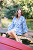 The Boat Dress in Delft Blue