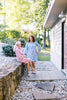 The Boat Dress in Pink Posy