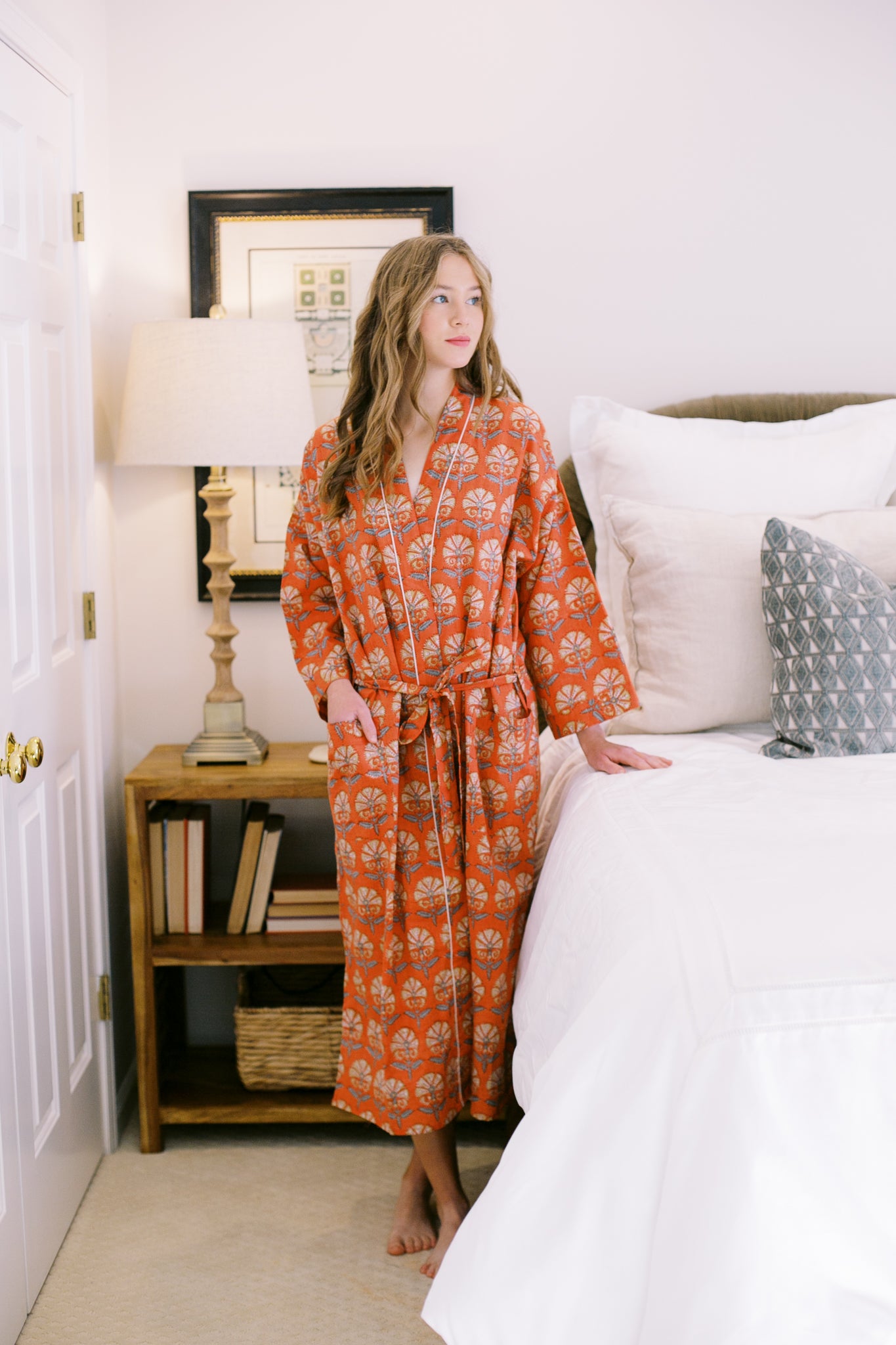 The Hemingway Robe in Winterberry