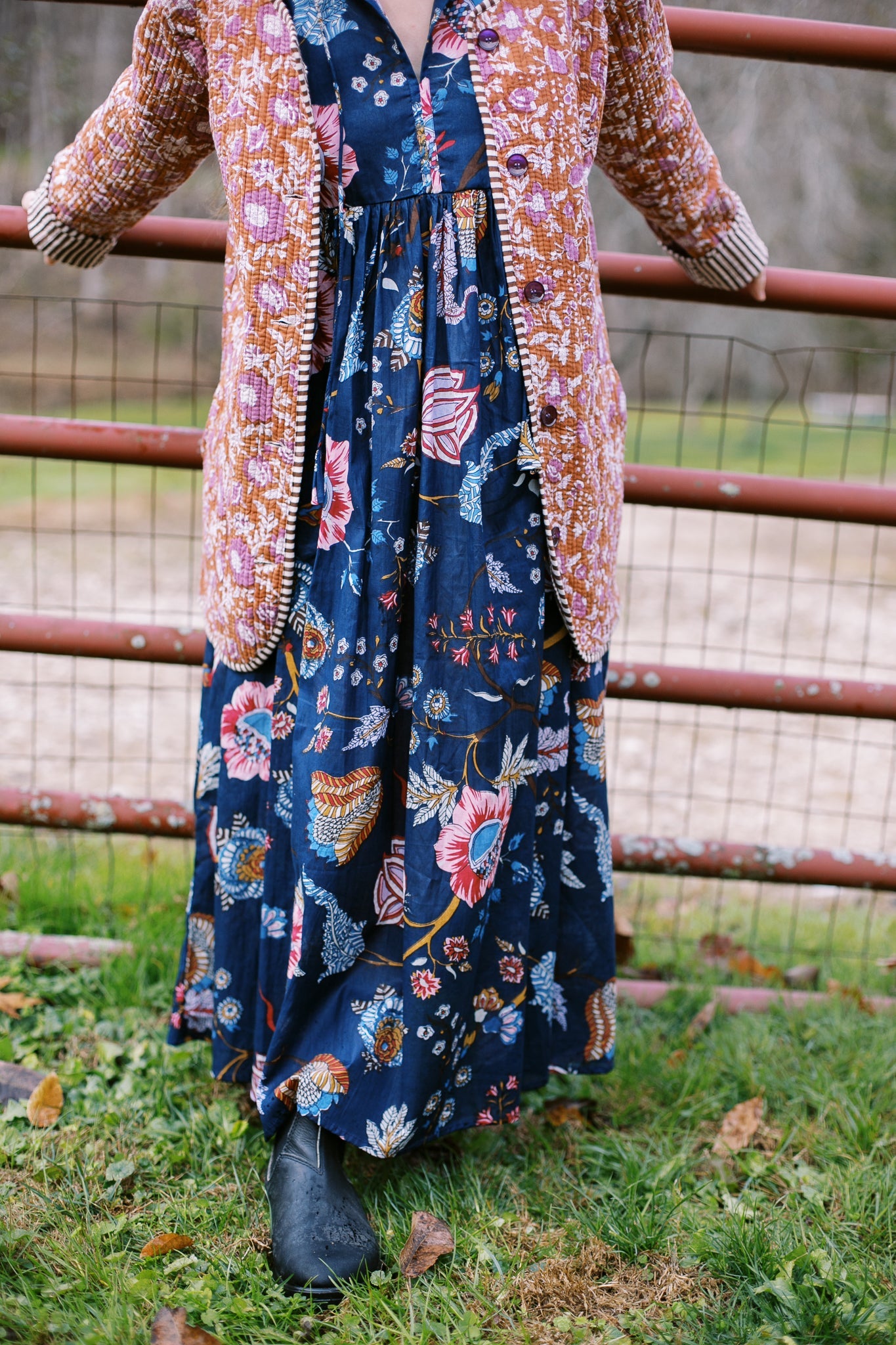 The Derby Dress in Navy