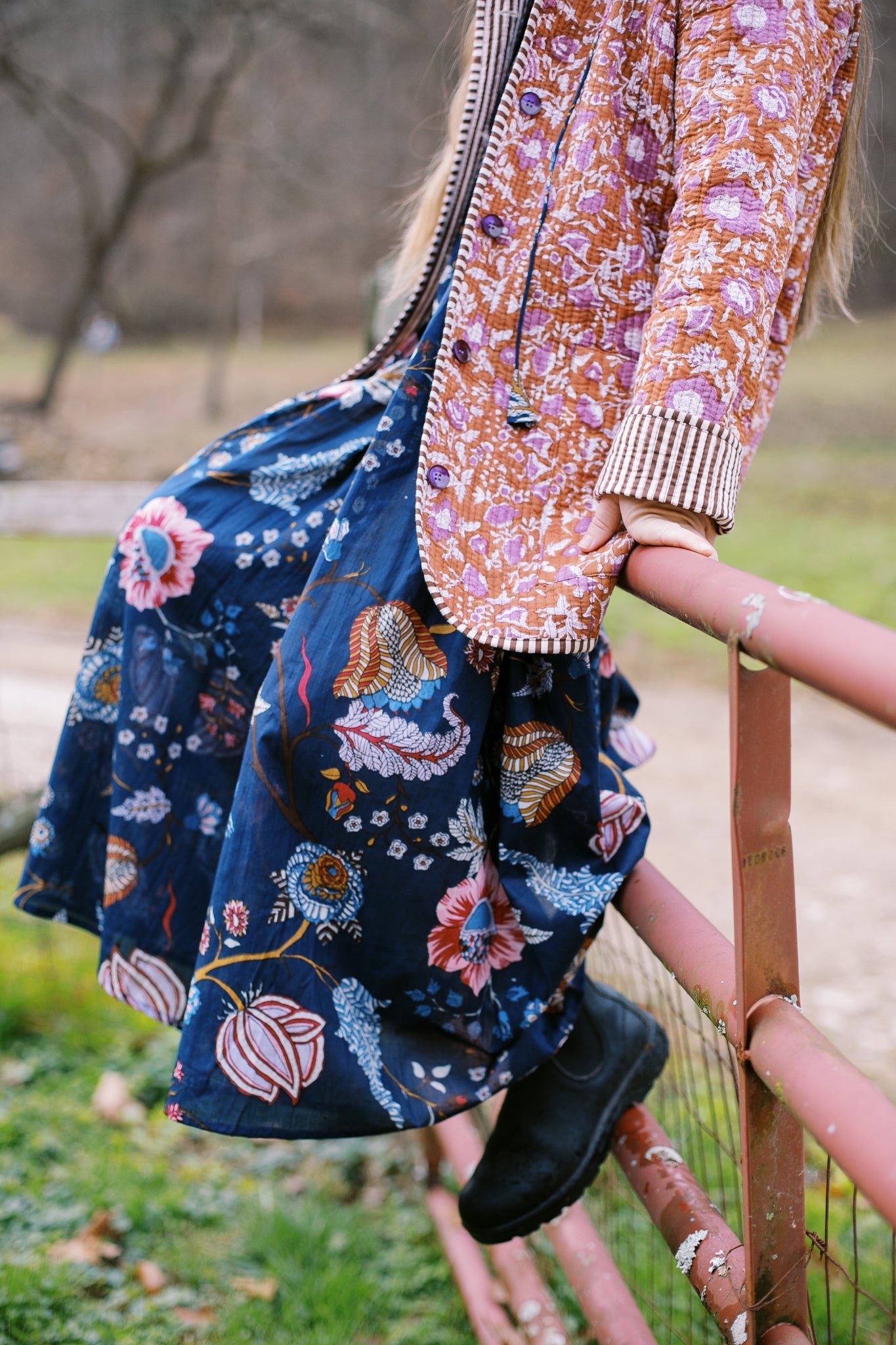 The Derby Dress in Navy