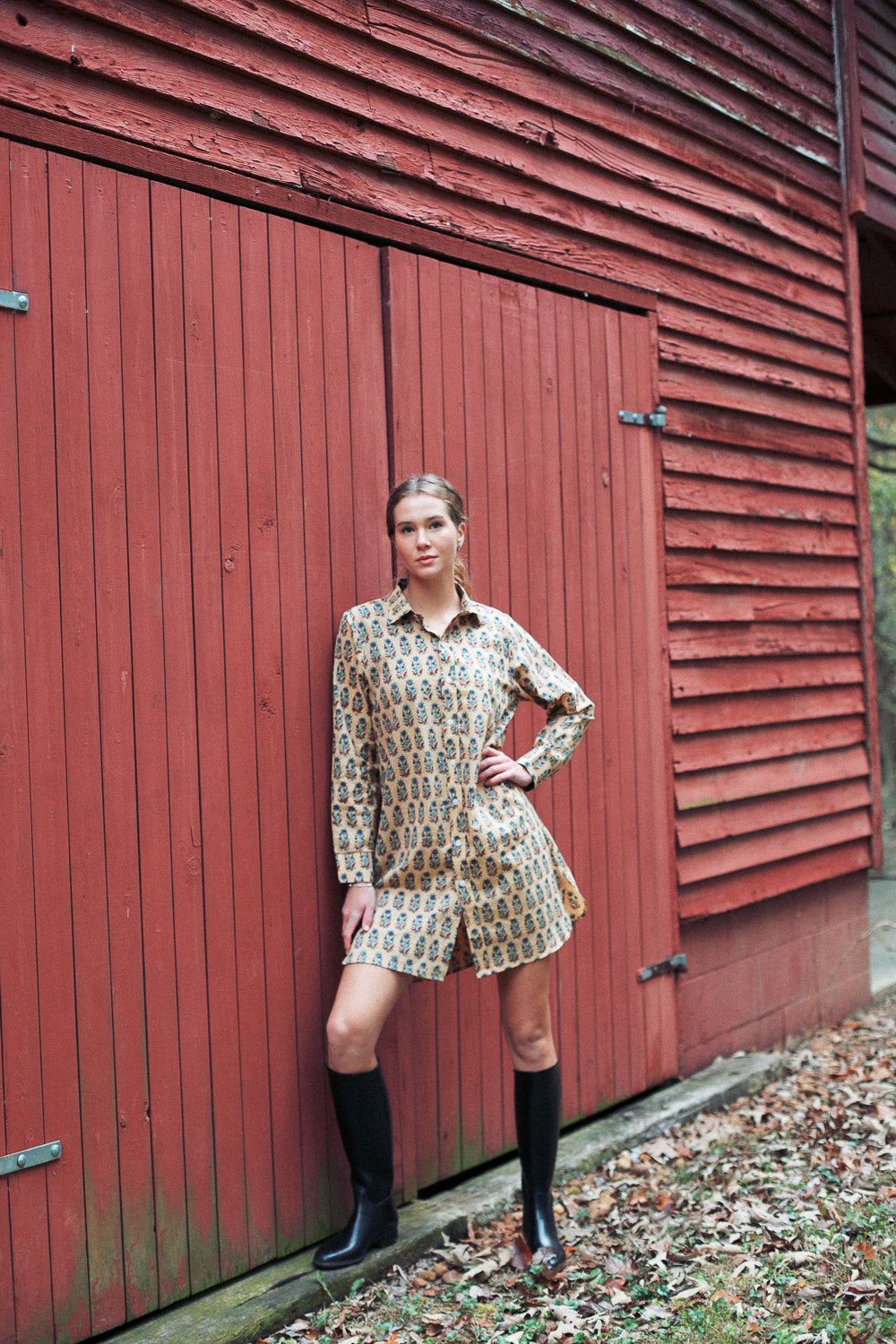 The Lexington Shirt Dress in Cider