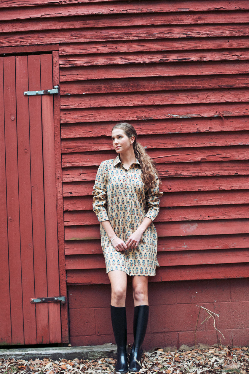 The Lexington Shirt Dress in Cider