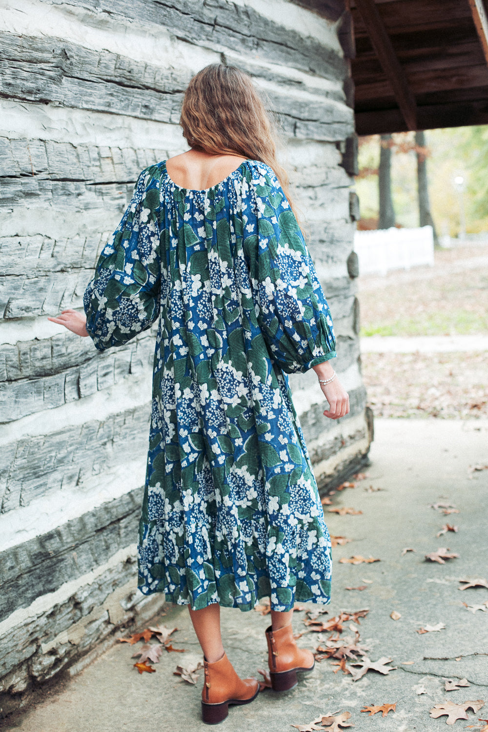 The Lincoln Dress in Hydrangea