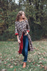 The Loretta Duster Dress in Reversible Cranberry