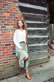 The Eden Skirt in Green Apple