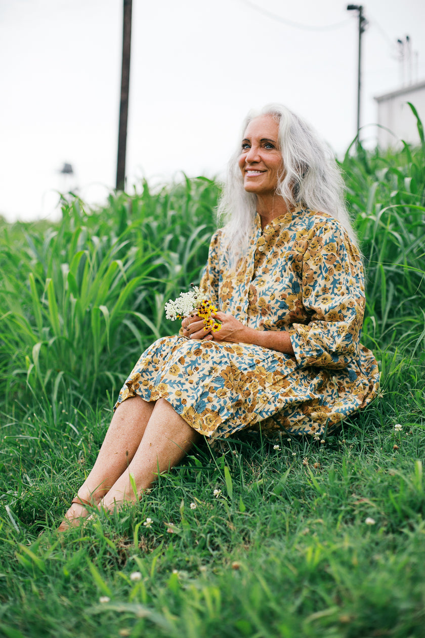 The Meadow Muse Dress in Desert Bloom