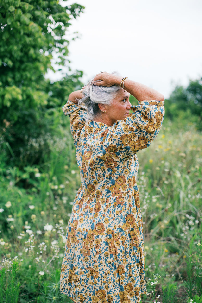 The Meadow Muse Dress in Desert Bloom
