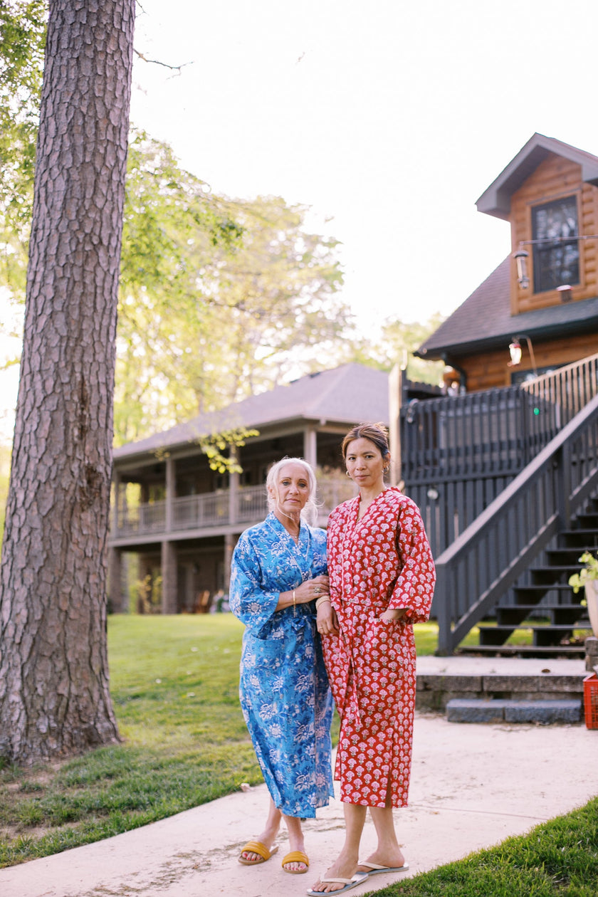 The Hemingway Robe in Red