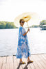 The Lake Dress in Blue Heron