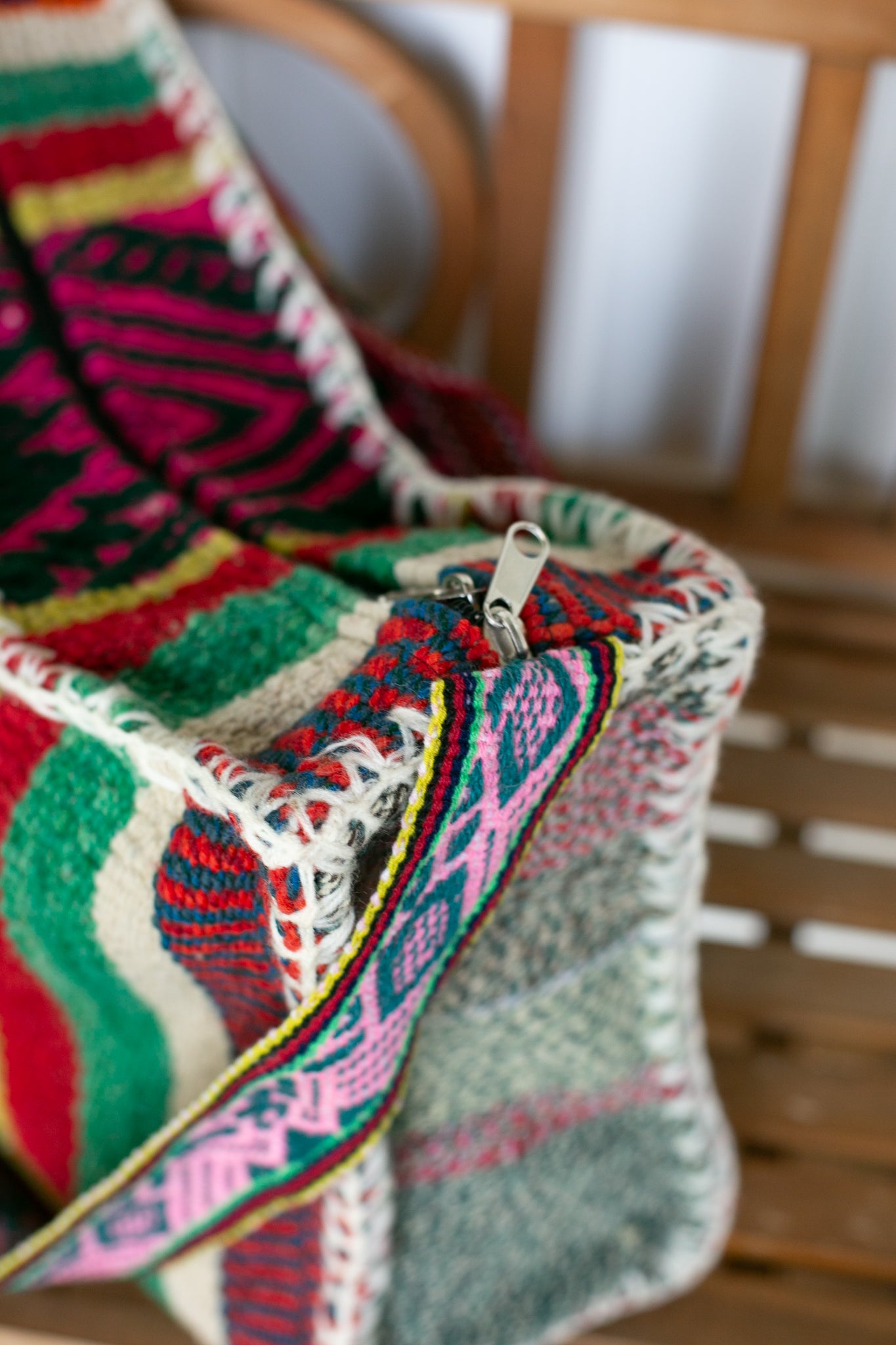 Weekender Bag Handwoven in Peru