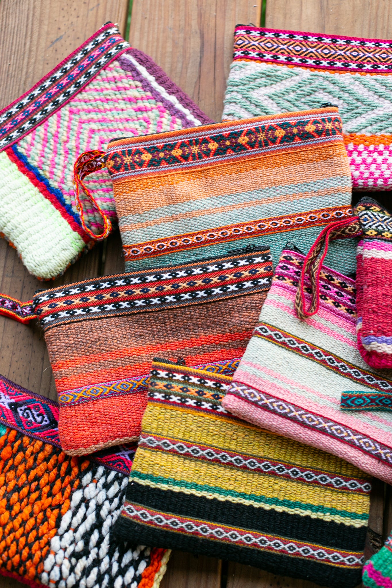 Pouches Handwoven in Peru