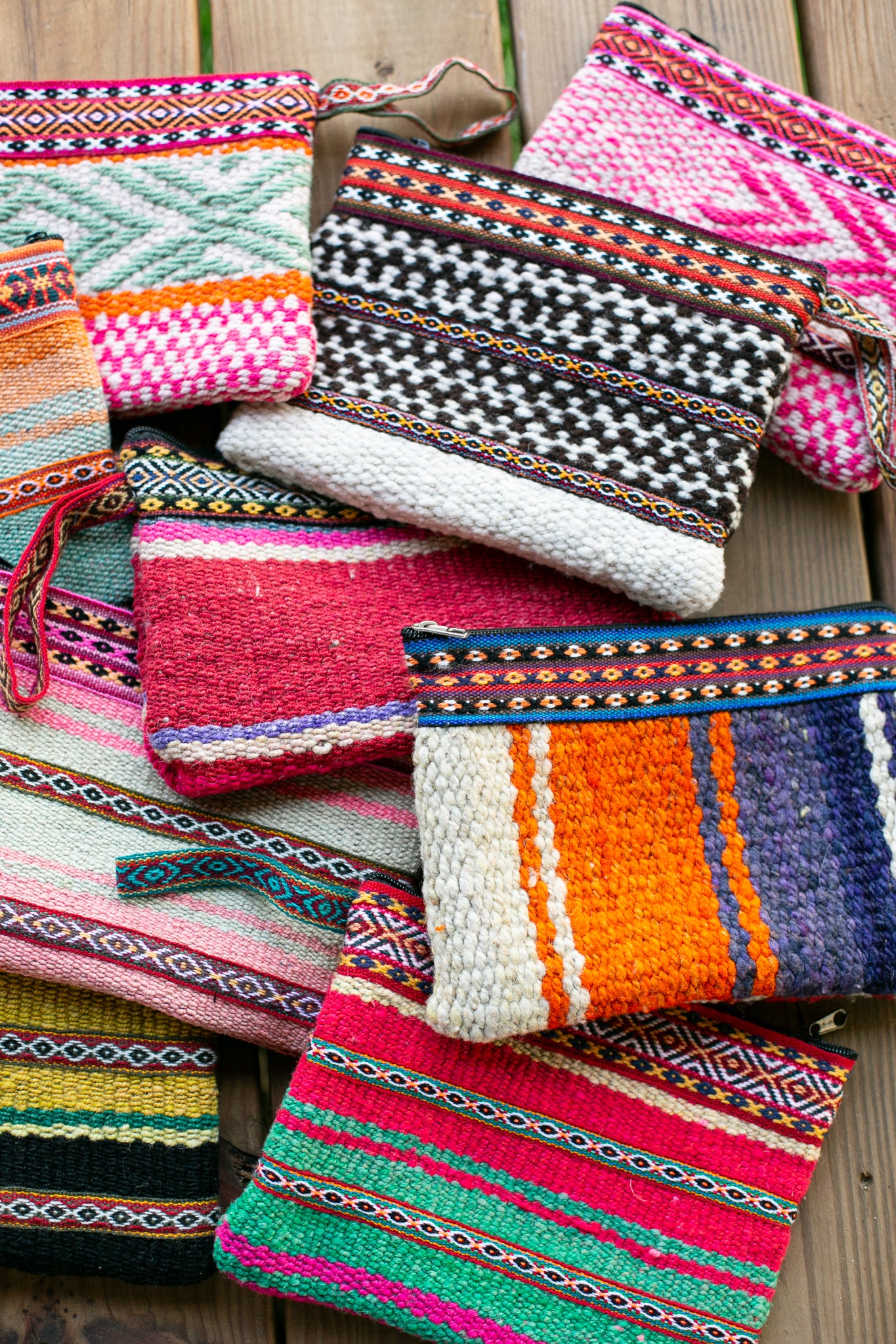 Pouches Handwoven in Peru