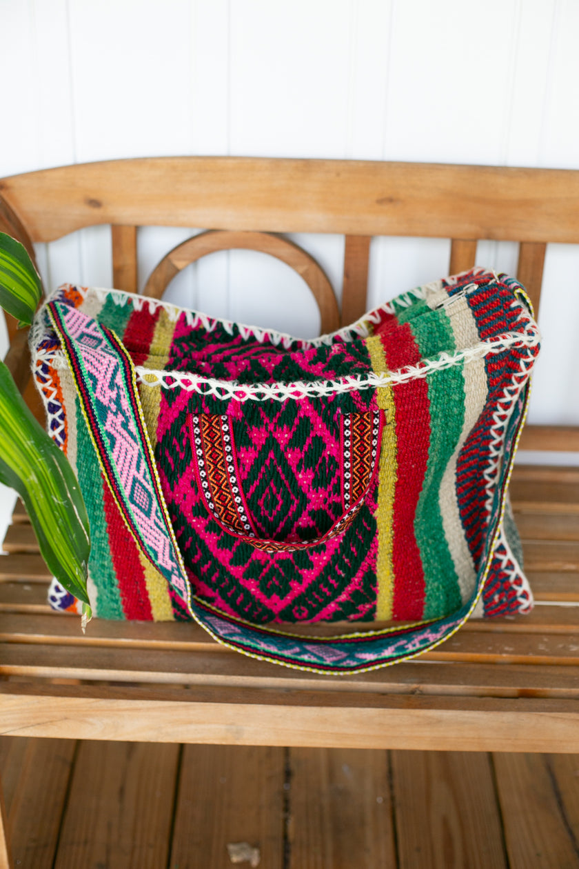 Weekender Bag Handwoven in Peru